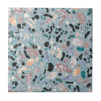 Terrazzo pattern tile