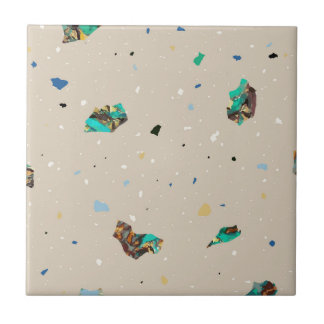 Terrazzo pattern tile
