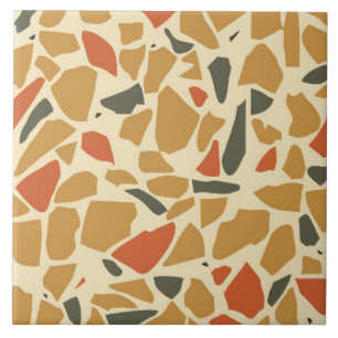 Terrazzo pattern tile