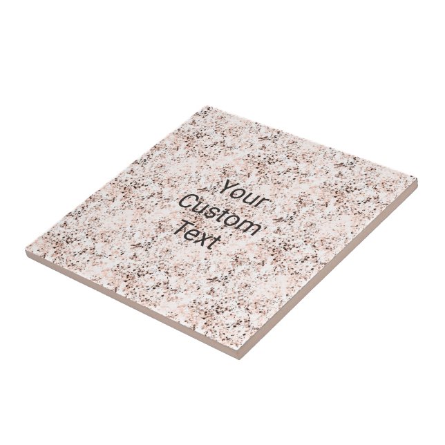Terrazzo Speckle Fall Colour Palette | Spice Tile (Side)