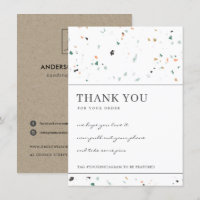 TERRAZZO SPECKLED STONE CORPORATE BUSINESS LOGO