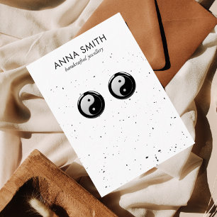 Terrazzo Stone Kraft Marble Earring Display Business Card