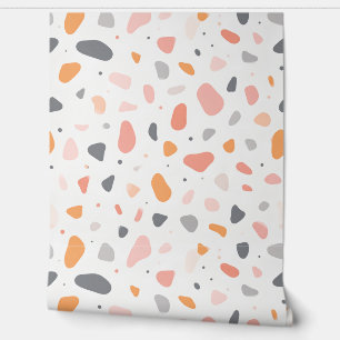 Terrazzo style wallpaper