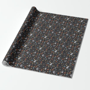 Terrazzo Vintage Surface Design Wrapping Paper