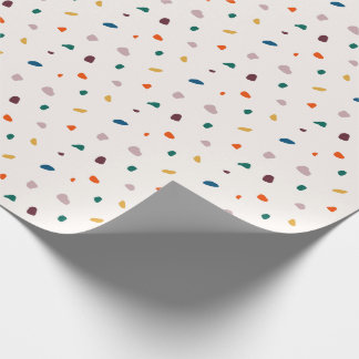 Terrazzo Wrapping Paper – Retro Terrazzo Pattern