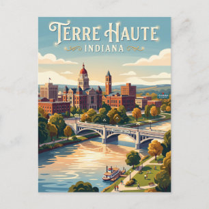 Terre Haute, Indiana Postcard