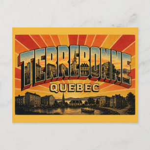 Terrebonne Quebec Historic Suburb Postcard