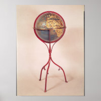 Terrestrial Globe, showing the Indian Ocean