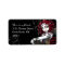 "Terri" Gothic Red Rose Tattoo Fairy Art Labels