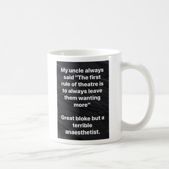 Terrible Anaesthetist Mug (Right)