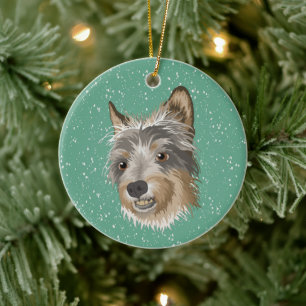 Terrier Ceramic Tree Decoration