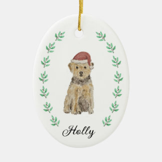 Terrier Christmas Ornament