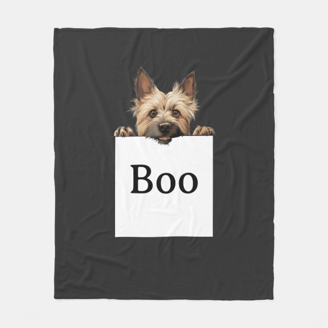 Terrier customisable sign fleece blanket (Front)