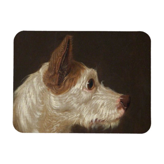 Terrier Dog's Head (by James Ward) Magnet (Horizontal)