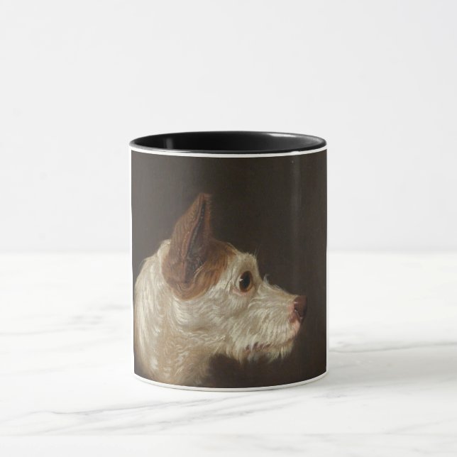 Terrier Dog's Head (by James Ward) Mug (Center)