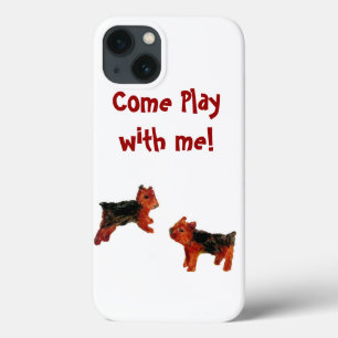 Terrier Fun Dog Art Custom iPhone 13 Case