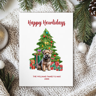 Terrier Happy Howlidays Card