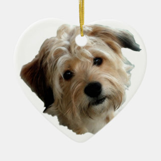 TERRIER MIX CERAMIC TREE DECORATION
