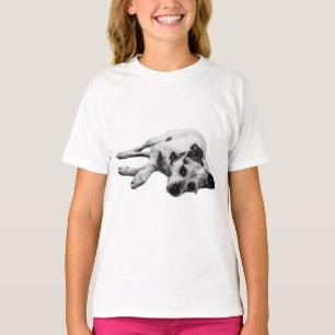 Terrier Mix Relaxed Side Pose Tee