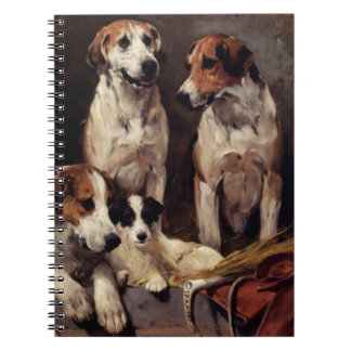 Terrier Pet Dogs Animals Painting Spiral Notebook