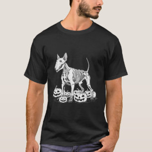 Terrier Skeleton Birthday Halloween Mens Womens Ki T-Shirt