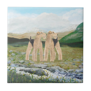 Terriers in Ireland Tile