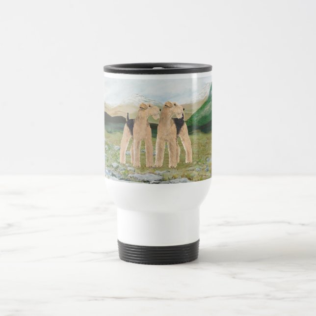 Terriers in Ireland Travel Mug (Center)