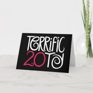 Terrific 20 Black Card