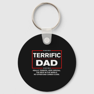 Terrific Dad - Funny Donald Trump Fathers Day  Key Ring