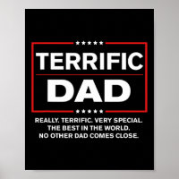 Terrific Dad - Funny Donald Trump Fathers Day 