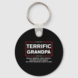Terrific Grandpa - Funny Donald Trump Campaign Key Ring