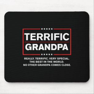 Terrific Grandpa - Funny Donald Trump Campaign Mouse Pad