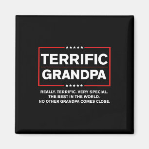 Terrific Grandpa - Funny Donald Trump Campaign Sty Magnet