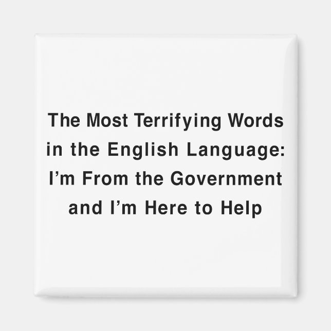 Terrifying Government Magnet (Front)