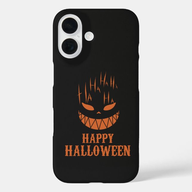 Terrifying Halloween Face Scream Horror Dark Spook Case-Mate iPhone Case (Back)