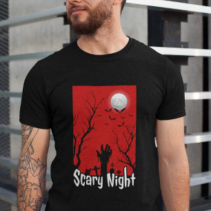 Terrifying Night: Zombie Hand Tri-Blend Shirt