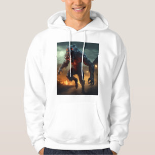 Terrifying Skinwalker Monster T-Shirt Design Hoodie