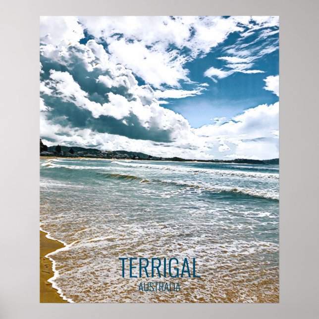 Terrigal Central Coast NSW Australia Poster (Front)
