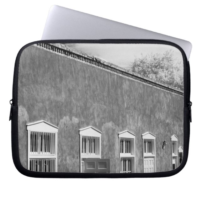 Territorial style architecture, Santa Fe, New Laptop Sleeve (Front)
