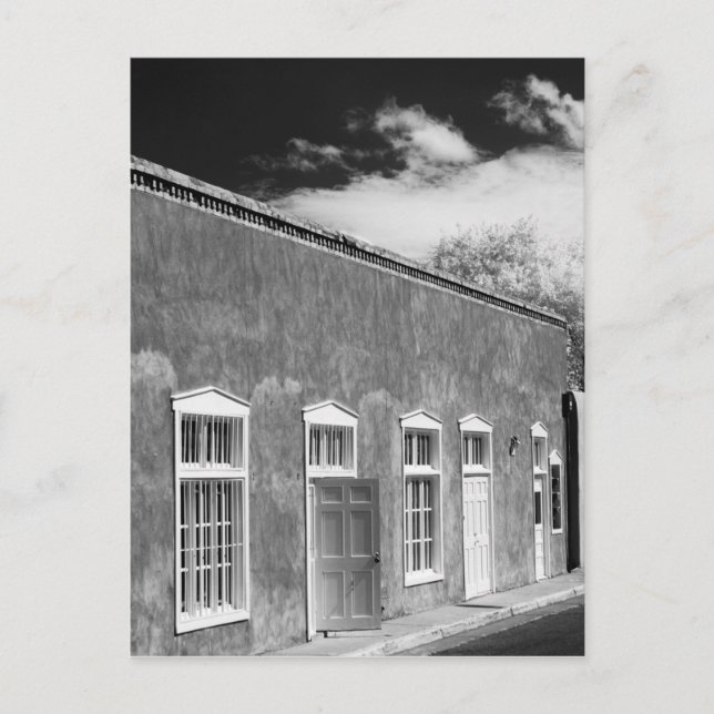 Territorial style architecture, Santa Fe, New Postcard (Front)