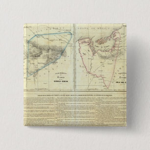 Territorios de Sierragorda e Isla del Carmen 15 Cm Square Badge