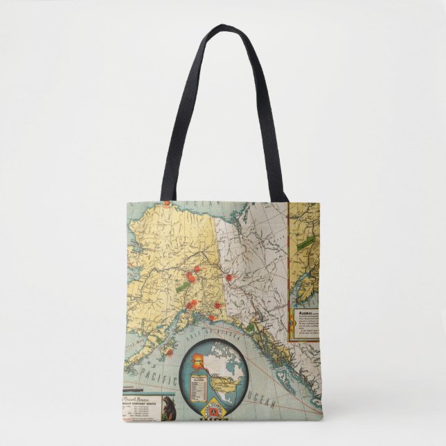 Territory of Alaska Tote Bag (Front)
