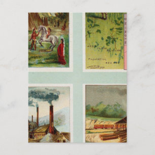 Territory of Arizona, Nebraska, Nevada, Arkansas Postcard