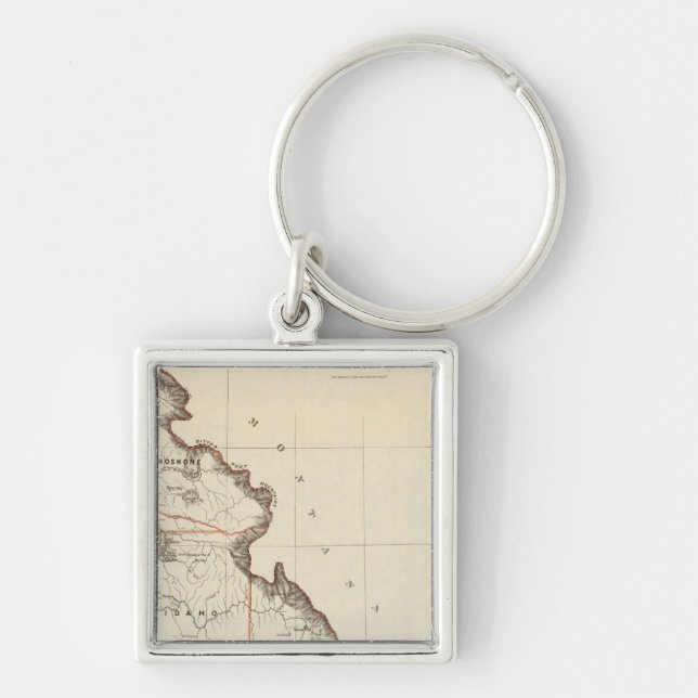 Territory Of Idaho Key Ring (Front)