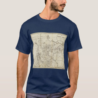 Territory of Minnesota Map 1849 Oversized T-Shirt