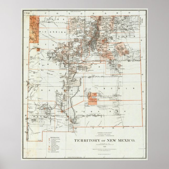 Territory Of New Mexico Poster (Front)