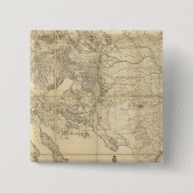 Territory of The United States 15 Cm Square Badge (Front)