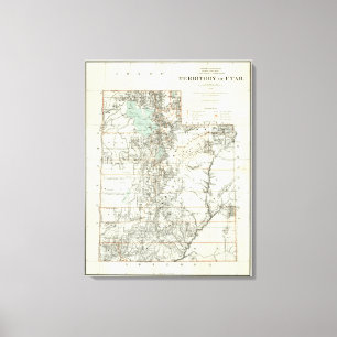 Territory of Utah 2 Canvas Print