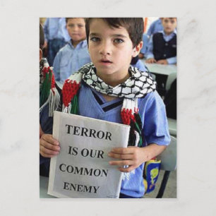 Terror is our common enemy Postcard