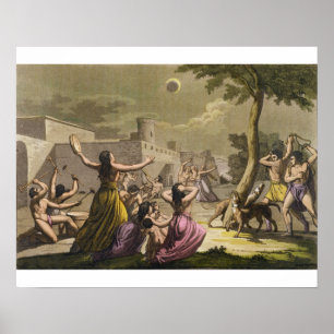 Terror of the Peruvians during an eclipse of the m Poster
